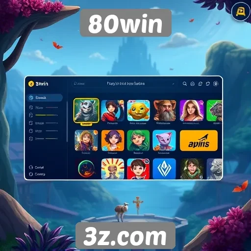 Interface do usuário no 80win